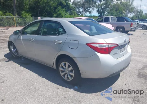 2014 Toyota Corolla Le from USA, damaged, VIN 2T1BURHE9EC089873